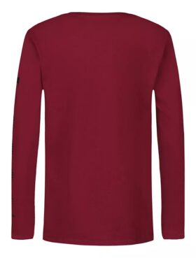 Boys Monogram Gradient Stripe Long Sleeve Tee