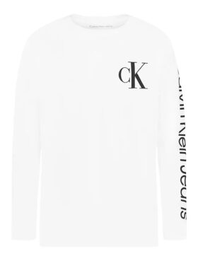 Boys Monogram Long Sleeve Tee
