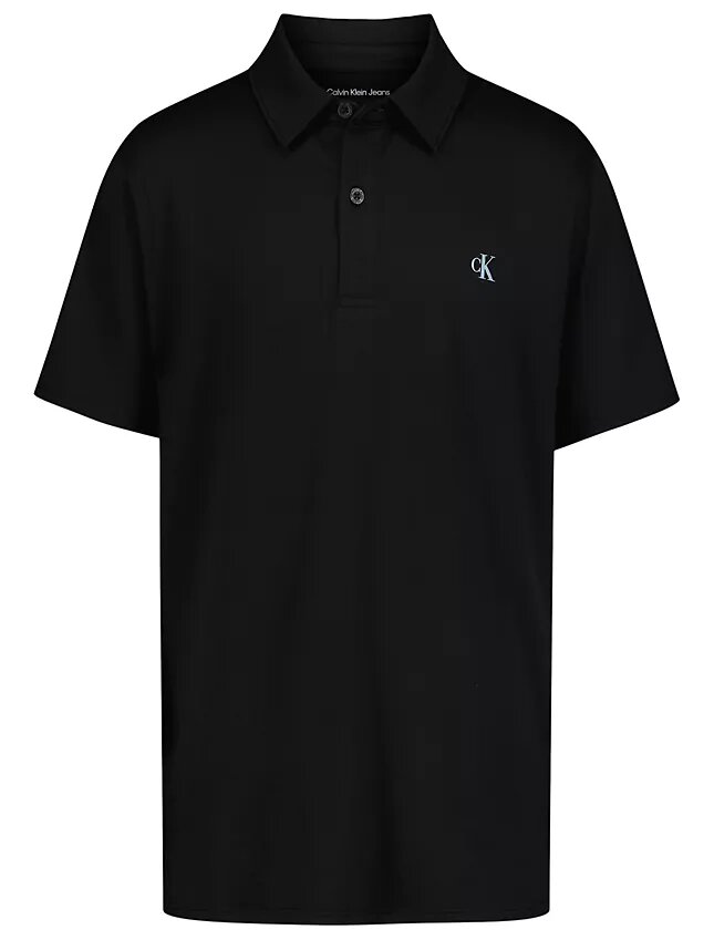 Boys Monogram Tech Polo Shirt Boys Monogram Tech Polo Shirt