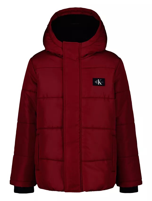 Boys Monologo Patch Puffer Jacket Boys Monologo Patch Puffer Jacket