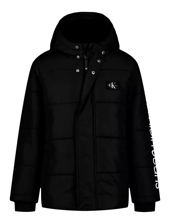 Boys Monologo Patch Puffer Jacket Boys Monologo Patch Puffer Jacket