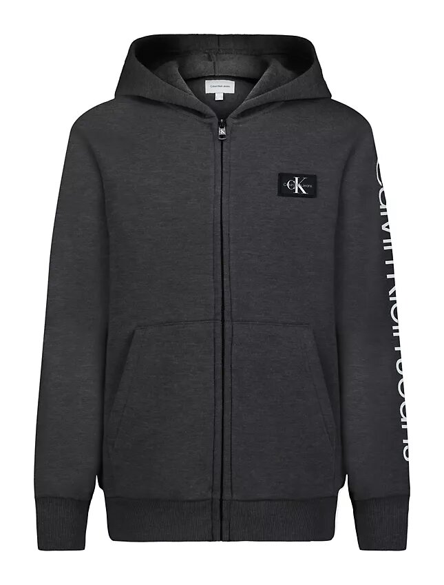 Boys Monologo Patch Zip Hoodie Boys Monologo Patch Zip Hoodie