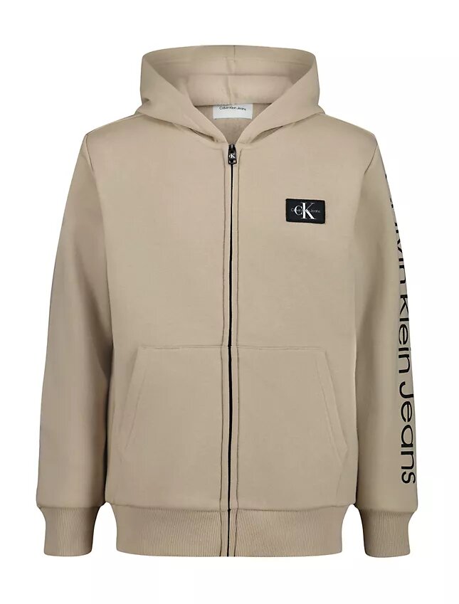 Boys Monologo Patch Zip Hoodie Boys Monologo Patch Zip Hoodie