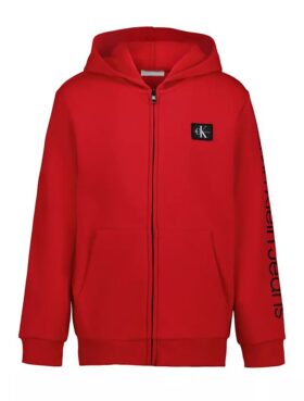 Boys Monologo Patch Zip Hoodie