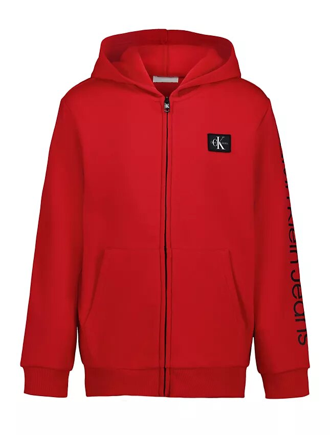 Boys Monologo Patch Zip Hoodie Boys Monologo Patch Zip Hoodie