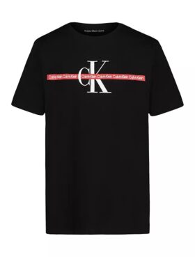 Boys Monologo Stripe Crewneck Tee