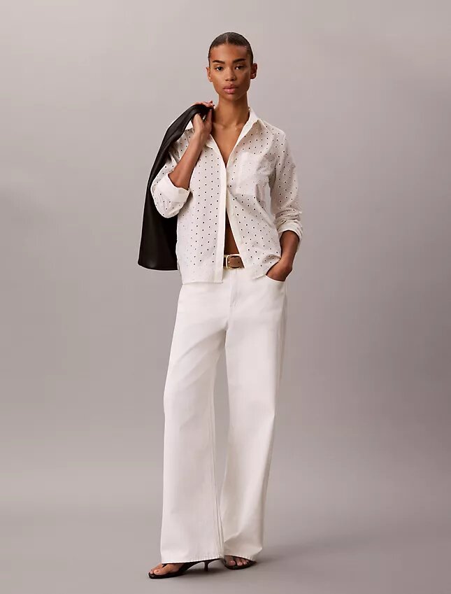 Broderie Anglaise Button-Down Shirt Broderie Anglaise Button-Down Shirt