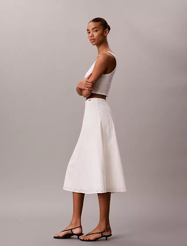 Broderie Midi Skirt Broderie Midi Skirt