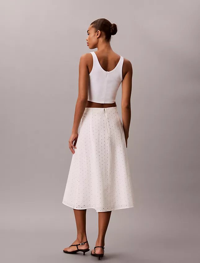 Broderie Midi Skirt Broderie Midi Skirt