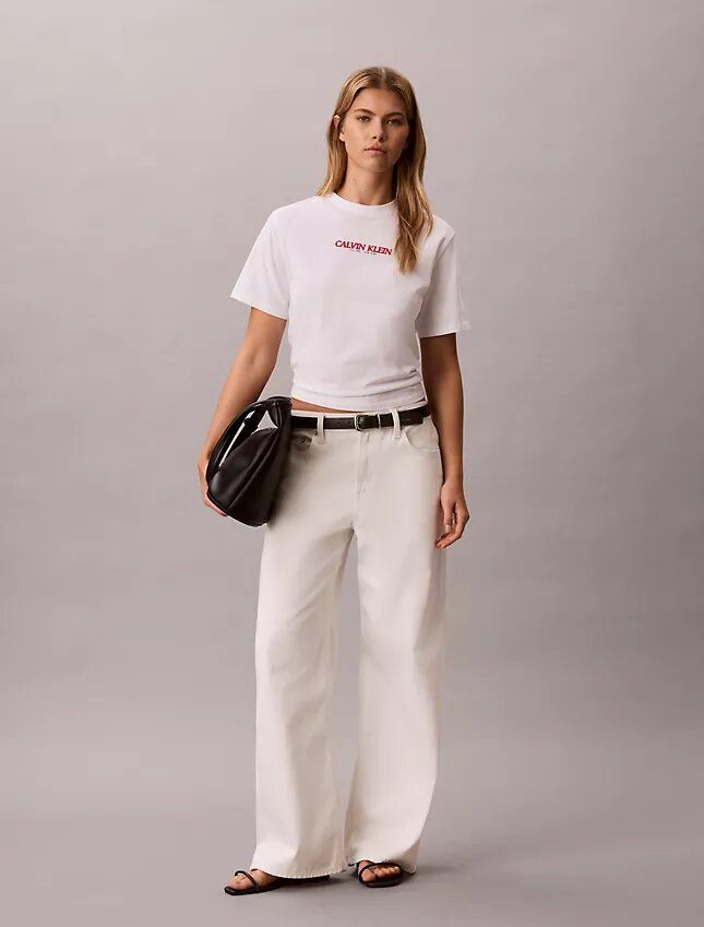 Calvin Klein Logo Graphic Boxy Tee Calvin Klein Logo Graphic Boxy Tee
