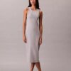Calvin Klein Logo Midi Tank Dress