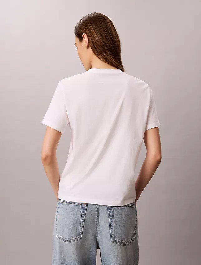 Calvin Script Logo Classic Tee Calvin Script Logo Classic Tee