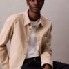 Canvas Relaxed Shirt Jacket