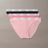 Carousel Cotton Stretch Rib 3-Pack Bikini Carousel Cotton Stretch Rib 3-Pack Bikini