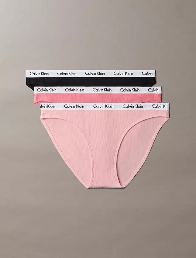 Carousel Cotton Stretch Rib 3-Pack Bikini Carousel Cotton Stretch Rib 3-Pack Bikini