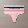 Carousel Cotton Stretch Rib 3-Pack Thong Carousel Cotton Stretch Rib 3-Pack Thong