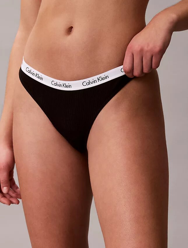 Carousel Cotton Stretch Rib 3-Pack Thong Carousel Cotton Stretch Rib 3-Pack Thong
