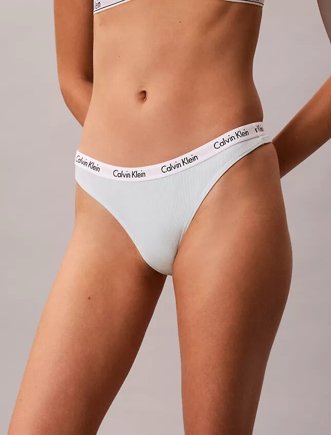 Carousel Cotton Stretch Rib 3-Pack Thong Carousel Cotton Stretch Rib 3-Pack Thong