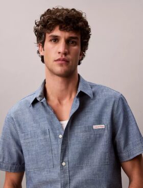 Chambray Classic Button-Down Shirt