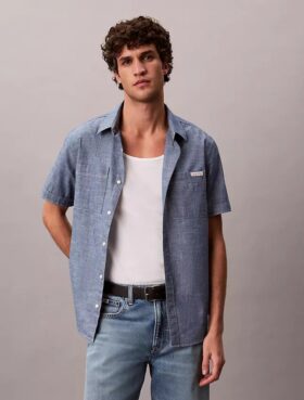 Chambray Classic Button-Down Shirt