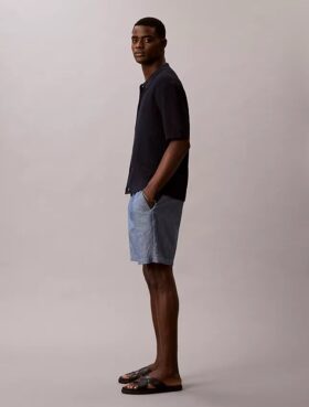 Chambray Pull-On Shorts
