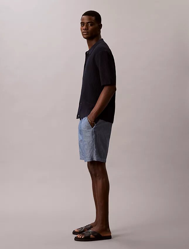 Chambray Pull-On Shorts Chambray Pull-On Shorts
