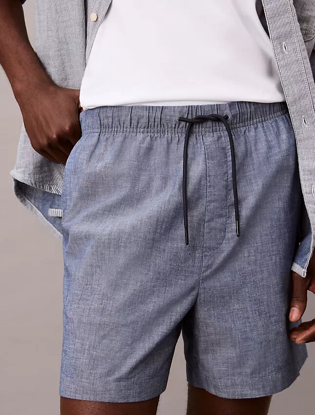 Chambray Pull-On Shorts Chambray Pull-On Shorts