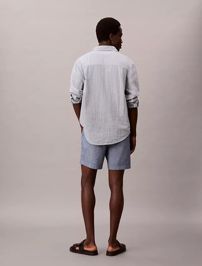 Chambray Pull-On Shorts Chambray Pull-On Shorts