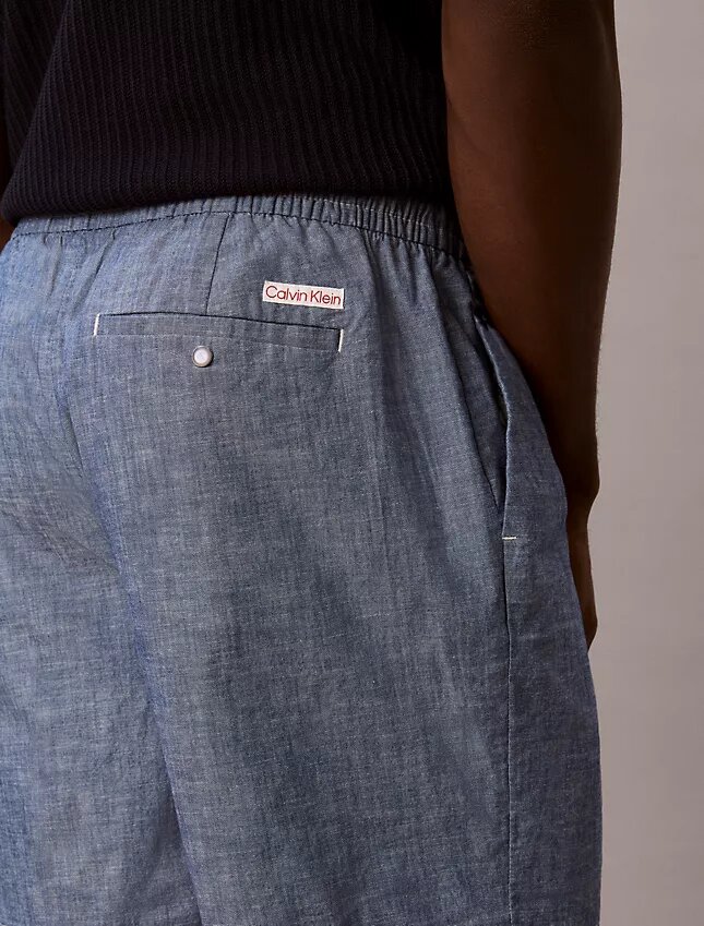 Chambray Pull-On Shorts Chambray Pull-On Shorts
