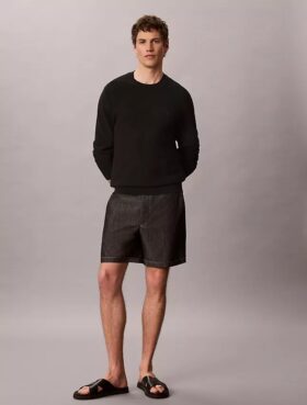 Chambray Straight 7″ Pull-On Shorts