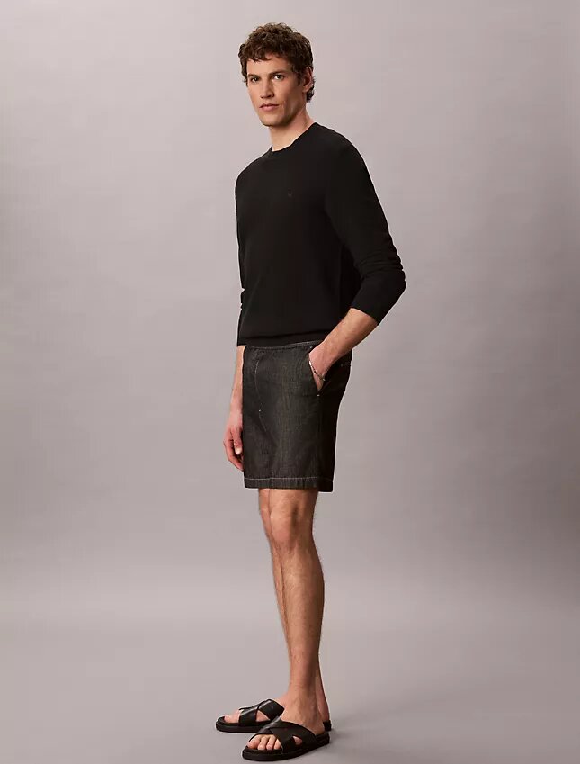 Chambray Straight 7″ Pull-On Shorts Chambray Straight 7″ Pull-On Shorts