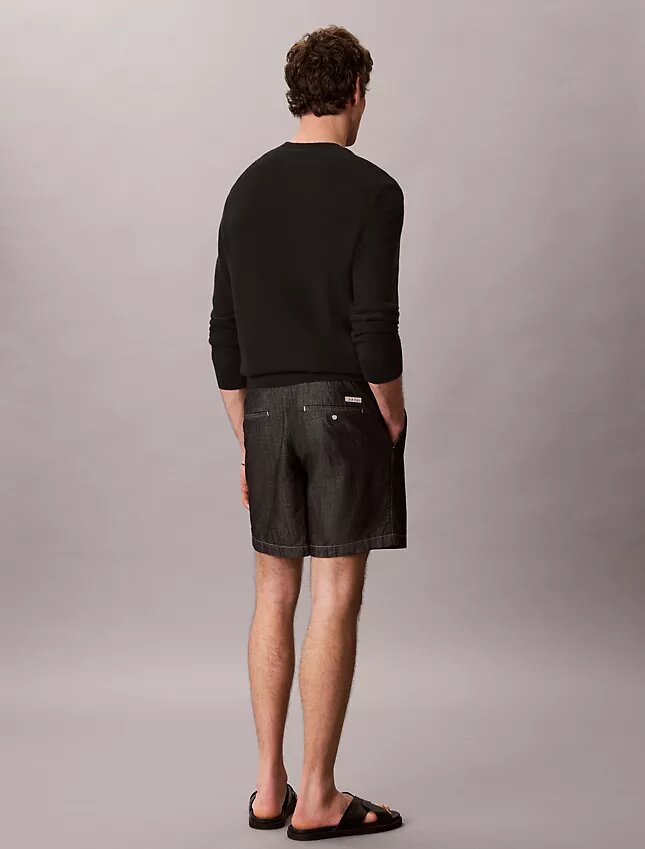 Chambray Straight 7″ Pull-On Shorts Chambray Straight 7″ Pull-On Shorts