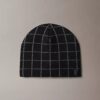 Check Jacquard Beanie
