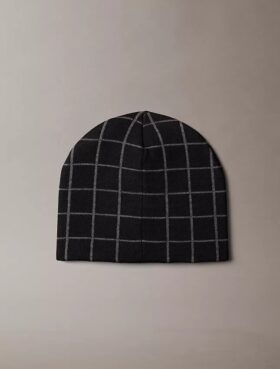Check Jacquard Beanie Check Jacquard Beanie