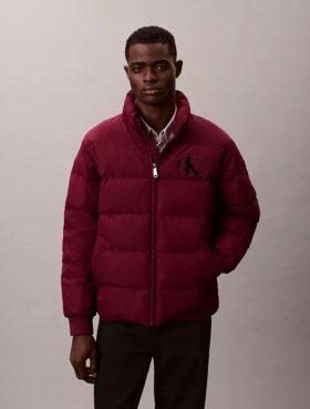 Chenille Monogram Puffer Jacket