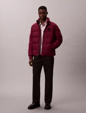 Chenille Monogram Puffer Jacket