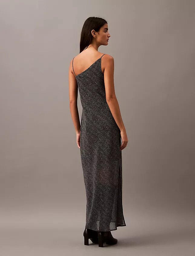 Chiffon Printed Asymmetrical Maxi Dress Chiffon Printed Asymmetrical Maxi Dress
