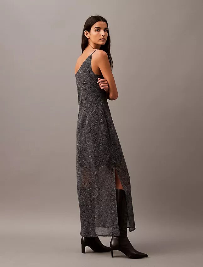 Chiffon Printed Asymmetrical Maxi Dress Chiffon Printed Asymmetrical Maxi Dress