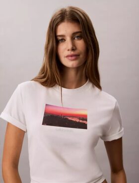 City Sunset Logo Graphic Classic T-Shirt