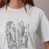 Cityscape Graphic Crewneck Tee