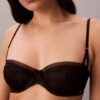 Ck Black Bridal Lightly Lined Balconette Bra Ck Black Bridal Lightly Lined Balconette Bra