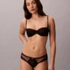 Ck Black Bridal Lightly Lined Balconette Bra Ck Black Bridal Lightly Lined Balconette Bra