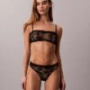 Ck Black Bridal Unlined Bandeau Bra