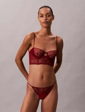 Ck Black Floral Lace Bikini Ck Black Floral Lace Bikini
