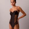 Ck Black Floral Lace Bodysuit Ck Black Floral Lace Bodysuit