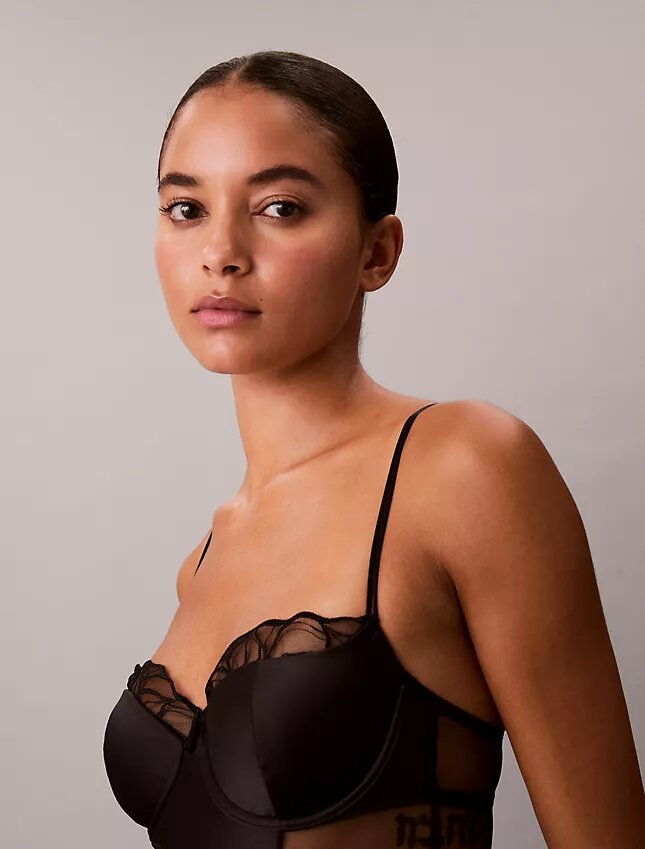 Ck Black Floral Lace Bodysuit Ck Black Floral Lace Bodysuit