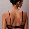Ck Black Floral Lace Lightly Lined Plunge Bra Ck Black Floral Lace Lightly Lined Plunge Bra