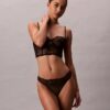 Ck Black Floral Lace Thong Ck Black Floral Lace Thong