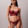 Ck Black Floral Lace Unlined Balconette Bra Ck Black Floral Lace Unlined Balconette Bra