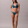 Ck Black Geo Lace Lightly Lined Plunge Bra